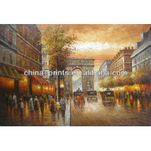 Hot Sell Paris Oil Street Painting